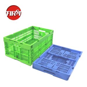 China Plastic Foldable Collapsible Crate Storing Fruits Vegetables Stackable Utility on sale China Plastic Foldable Collapsible Crate Storing Fruits Vegetables Stackable Utility on sale