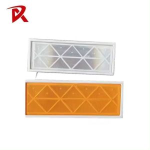 72x27x3.8mm Cat Eyes 8g Road Reflector For Plastic Stud Raised Pavement Marker