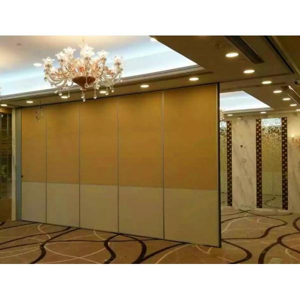 Insulated Decorative Sliding Ceiling Panels , Meeting Room Wooden Partition Wall