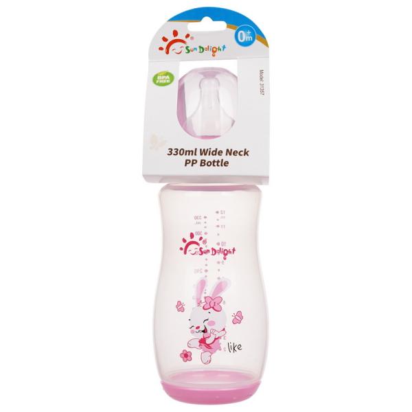 Buy 110℃~120℃ PP Arc 12oz 330ml Baby Nipple Bottle at wholesale prices