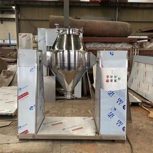 Automatic V Type Powder Mixer Industrial Dry Particle Blending Machine