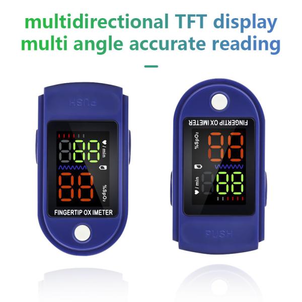 Buy Blue Fingertip Pulse Oximeter SPO2 Digital Pulse Meter TFT Display at wholesale prices