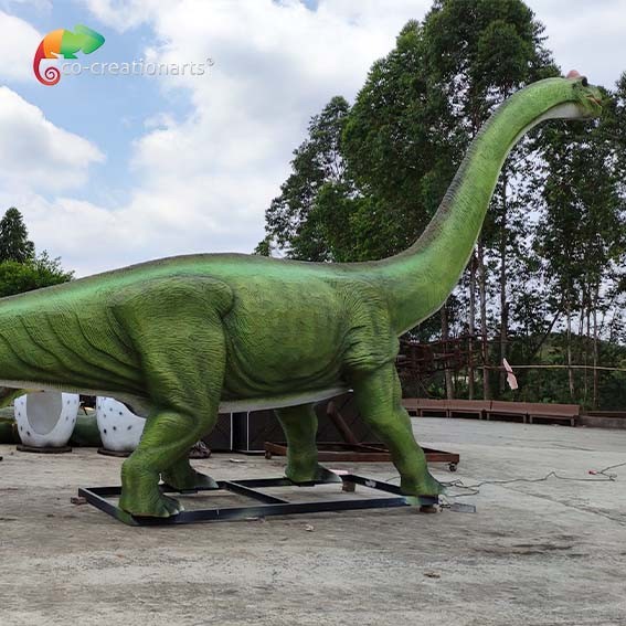 Coin Operated Simulation Life Size Animatronic Dinosaurs 12m Brachiosaurus