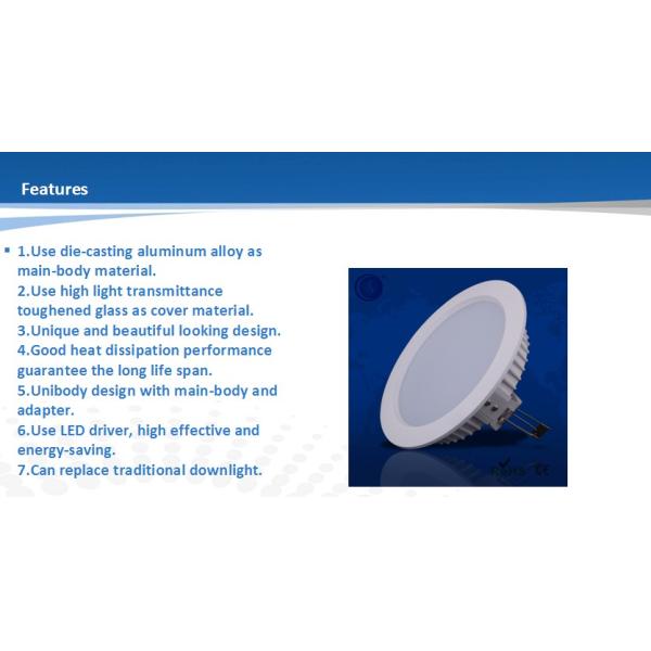 The new high-quality LED down light - 8 inch recessed led down light wholesale