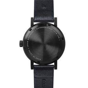 Professional Big Dial Leather Wrist Watch With Date , Japanese Movement