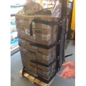 Reinforce PVC Coated Mesh, Non-slip Mesh for Pallet Packing, Wrapping Mesh 450g.