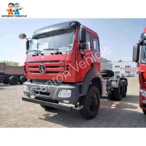 6 Cylinder Radial Tire 380HP 280Kw Tractor Head Trucks