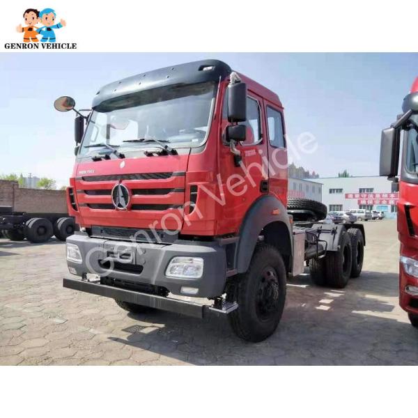 Buy 6 Cylinder Radial Tire 380HP 280Kw Tractor Head Trucks at wholesale prices