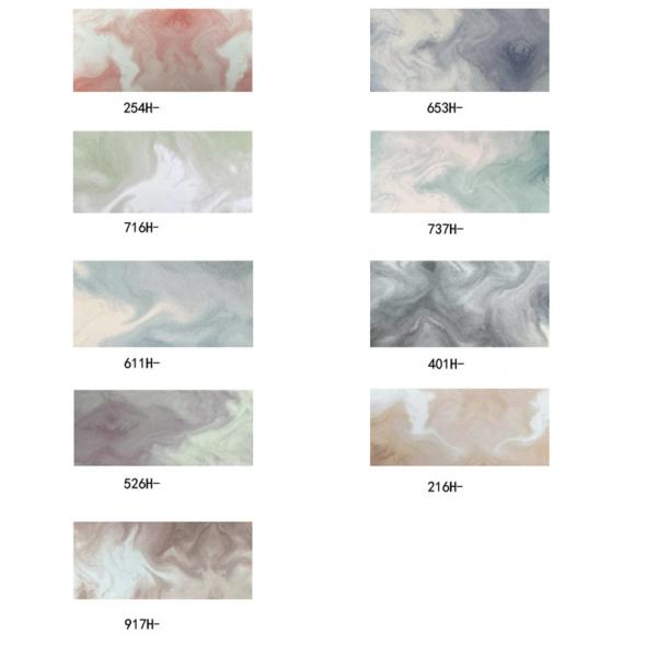 1.0mm Digital Printing Marble PVC Faux Leather Brushed Bottom for Handbag Cosmetic Bag Usage