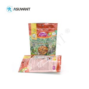 Reclosable Mylar Food Bags Plastic Zipper Sealed Laminated Layer Material