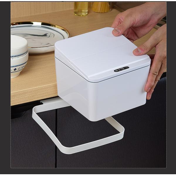 Household Smart Touchless Motion Sensor Trash Can Public Area Intelligent Garbage Bin Self Sealing Bin