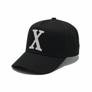 China Structured Adjustable 5 Panel Baseball Cap Embroidered Text With Metal Buckle on sale