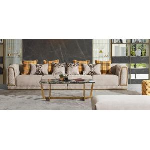 Contemporary Living Room Nordic Design Modern Fabric Sofa