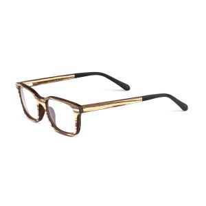 Walnut Laminated Ocular Wooden Optical Glasses Printing Logo
