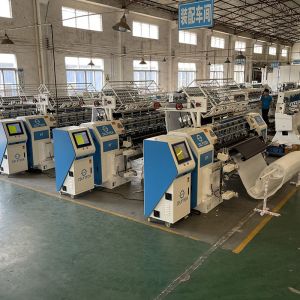 Quality Shuttle Machine 4.0KW Commputerized Quilting System Automatic Multi Needle Quilting Machine 500-1100rpm for sale