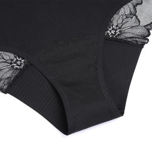 Menstrual Period Proof Underwear Leakproof Flower Mesh Sexy Transparent