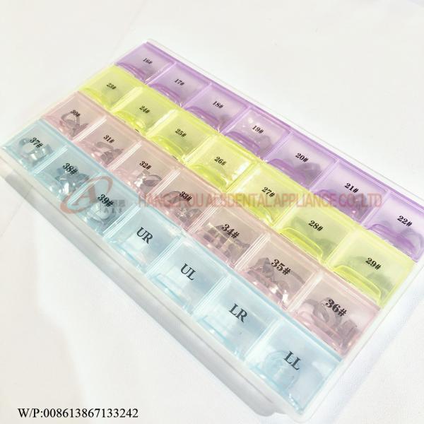 0.018 Slot Dental Pre Welded Orthodontic Molar Band Bracket For Teeth Correction SGS Certified