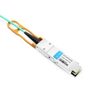 Avago AFBR-7IER20Z Compatible 20m (66ft) 40G QSFP+ to Four 10G SFP+ Active