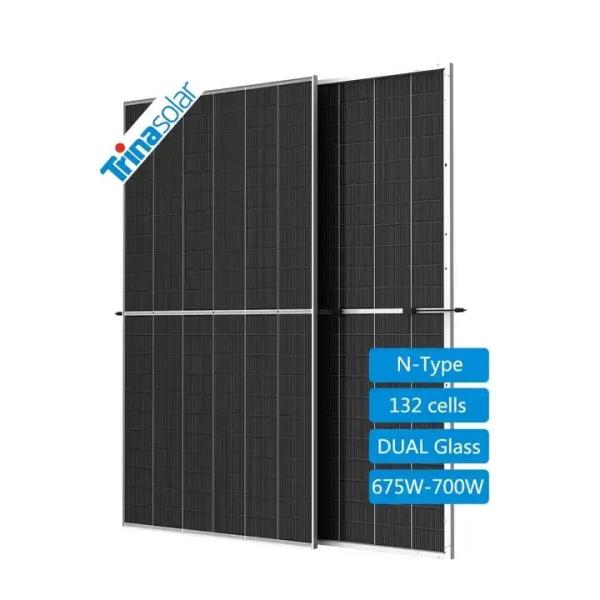 Buy POE/EVA Encapsulant Material 675W 685W 695W 700W Trina Solar Pv Panels for Solar Farms at wholesale prices