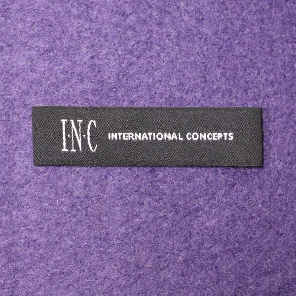 Customized Woven Apparel Labels Straight Cut Satin Damask , Testex