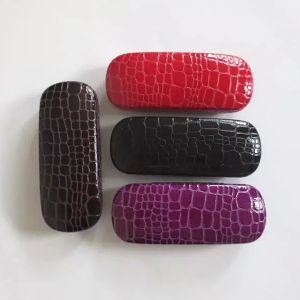 Quality Fashionable glasses cases with leopard leather for sale