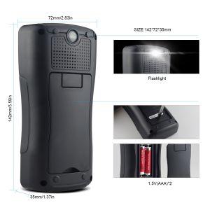 Multifunctional Digital Mini Multimeter for Measuring Resistance and Continuity