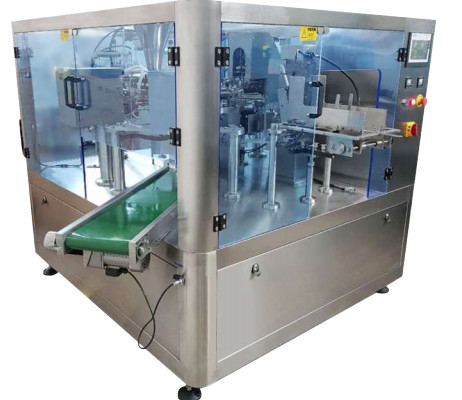 Premade Bag Rotary Packing Machine Automatic Warning Protect Function 60bags /