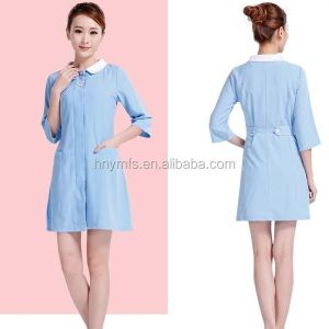 Manufacturers Poly/Cotton White Lab Coat Long Sleeve Doctor Nurse Beautician