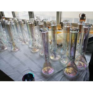 Glass Shisha Rainbow Decorative Coatings, Glassware PVD Vacuum Coating, Glass