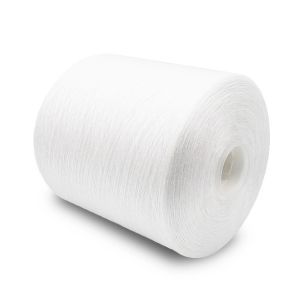 NE 20/3 30/3 Polyester Yarn For Sewing Thread Raw White Bright China factory PP