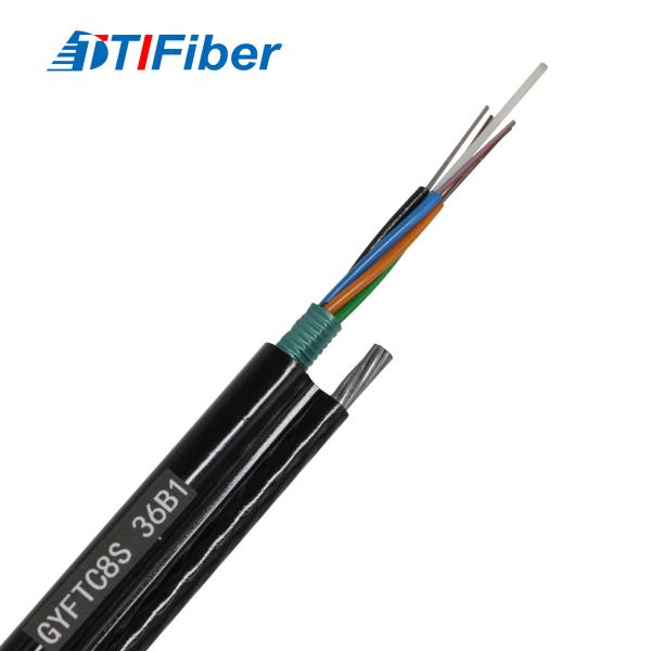 Buy GYFTC8S FRP SM G652D Aerial Figure 8 Fiber Optic Underground Cable 2 - 144 Core at wholesale prices