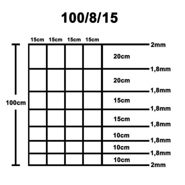 Galvanized Wire Mesh Fence Field 164ft Zoo Wild Fencing Roll Hardware