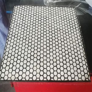 Square 100x100 Ceramic Wear Plate Lining For Chute Hopper