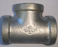 China galvanized malleable iron pipe fitting Tee equal 130 on sale