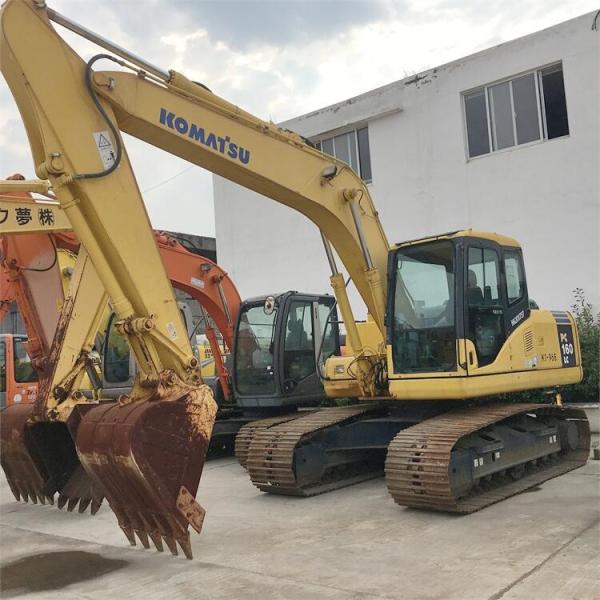 16 Ton Komatsu PC160 Excavator Original Color Good Health Made in Japan Used in Trade