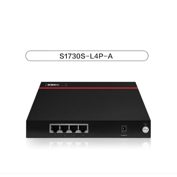 4 Port PoE Ethernet Switch S1730S-L4P-A For Full Duplex Half Duplex Communication
