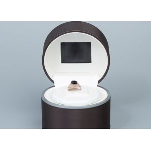 Quality Decorative Luxury LCD Ring Box Video Presentation Box With LED Light Control for sale
