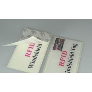UHF RFID Sticker Tags High Performace Windshield RFID Sticker ISO18000-6C