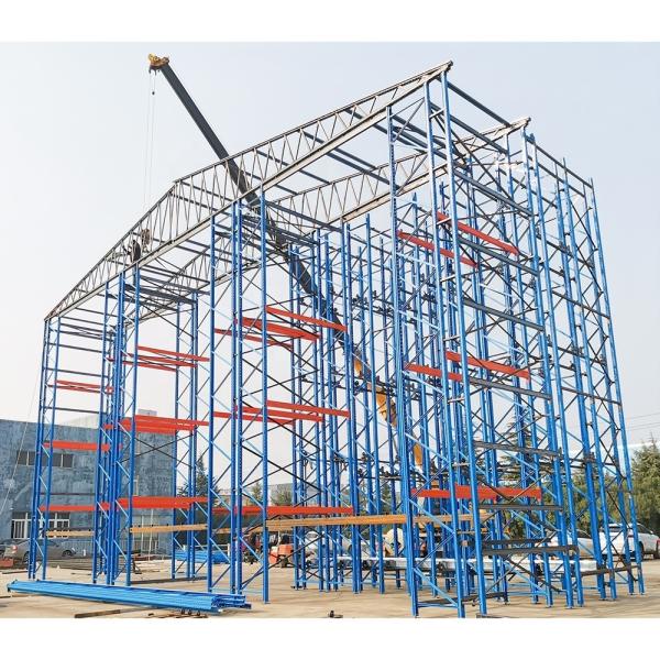 Buy Long-lasting Warehouse Organization with Corrosion Protection Prefabricated Shelves at wholesale prices