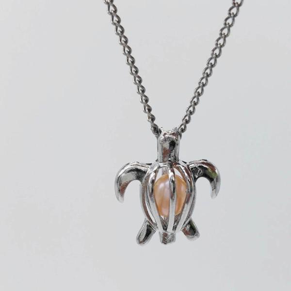 Pearl Cage Pendant Essential Oil Diffuser Jewelry Making Accessories DIY Necklace For Unisex Gift