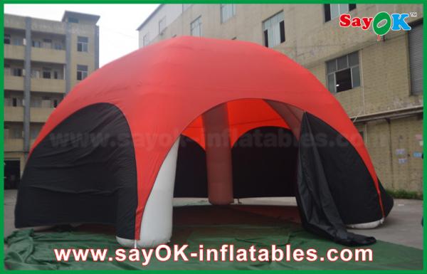 Air Inflatable Tent PVC DIA 10m Promotional Inflatable Dome Spider Tent For Advertising