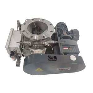 Pneumatic Rotary Airlocks Valve Vane Feeder For Spring Return Actuator