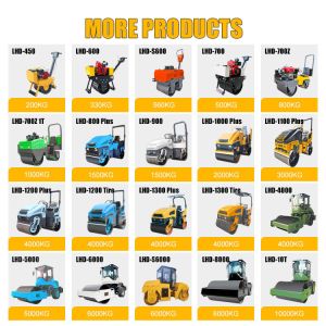 Mini Road Roller 0.5ton Vibrator Compactor Road Roller Double Drum Hand Held
