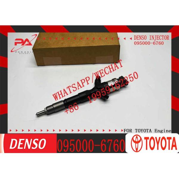 Buy Diesel Fuel Injector 095000-6760 095000-6761 Common Rail Fuel Injector 23670-30140 For Toyota Hilux 2.5l Euro4 at wholesale prices