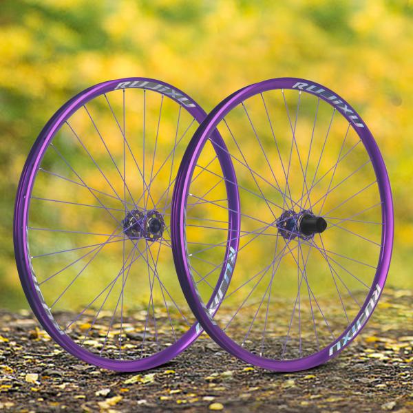 Customized 24 Inch Mountain Bike Wheelset Tubeless Rim Aluminum Braking Disc Brake Wheelset