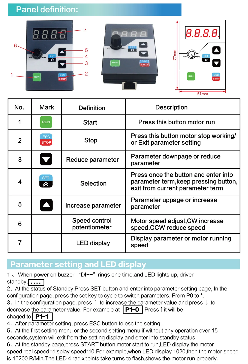 600W ER11 CNC Spindle Motor Kit With DBD600M2 BLDC Brushless Driver