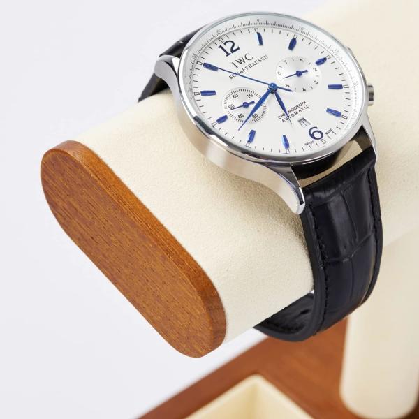 Solid Wood Watch Display Stand T-bar Watch Stand Jewelry Holder Stand Watch Cases For Men Watch Holder Organizer For Men