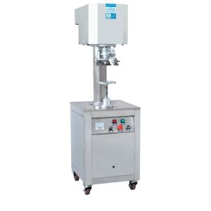 Semi Automatic 300W Round Plastic Can Sealing Machine