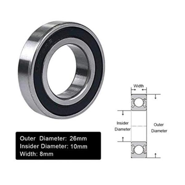 Rubber Seal Deep Groove Ball Bearing