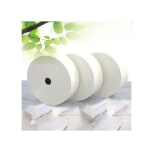 Quality Soft Cleaning Wet Wipe Rayon Raw Material With Good Strength for sale